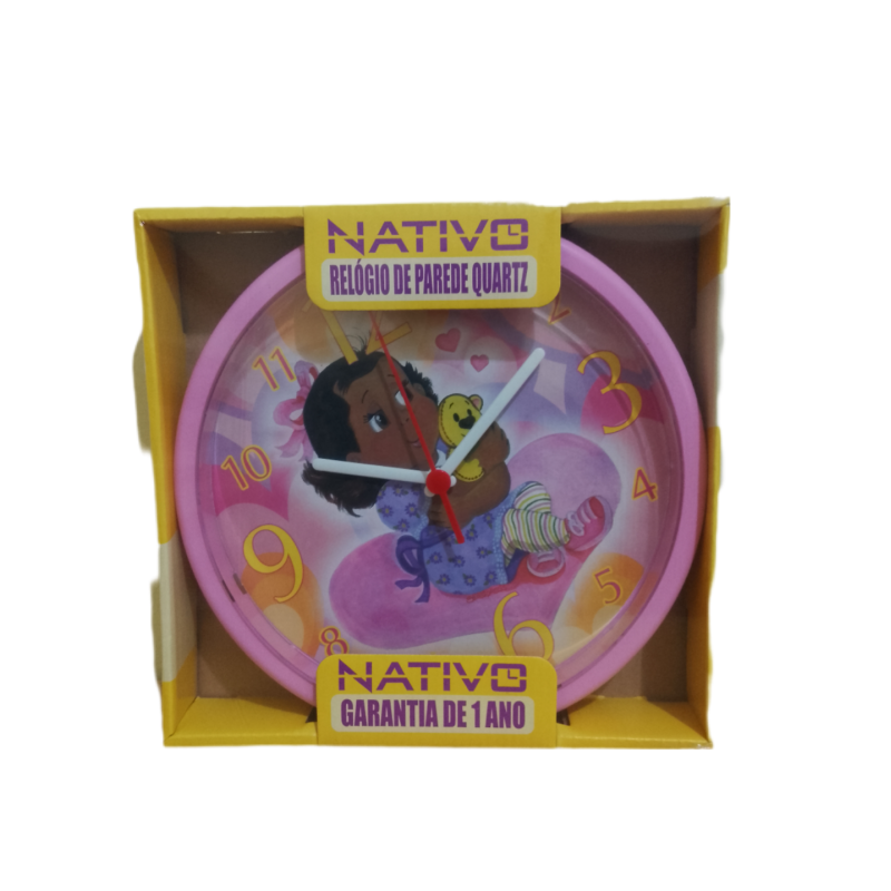 Relógio de parede quarto infantil